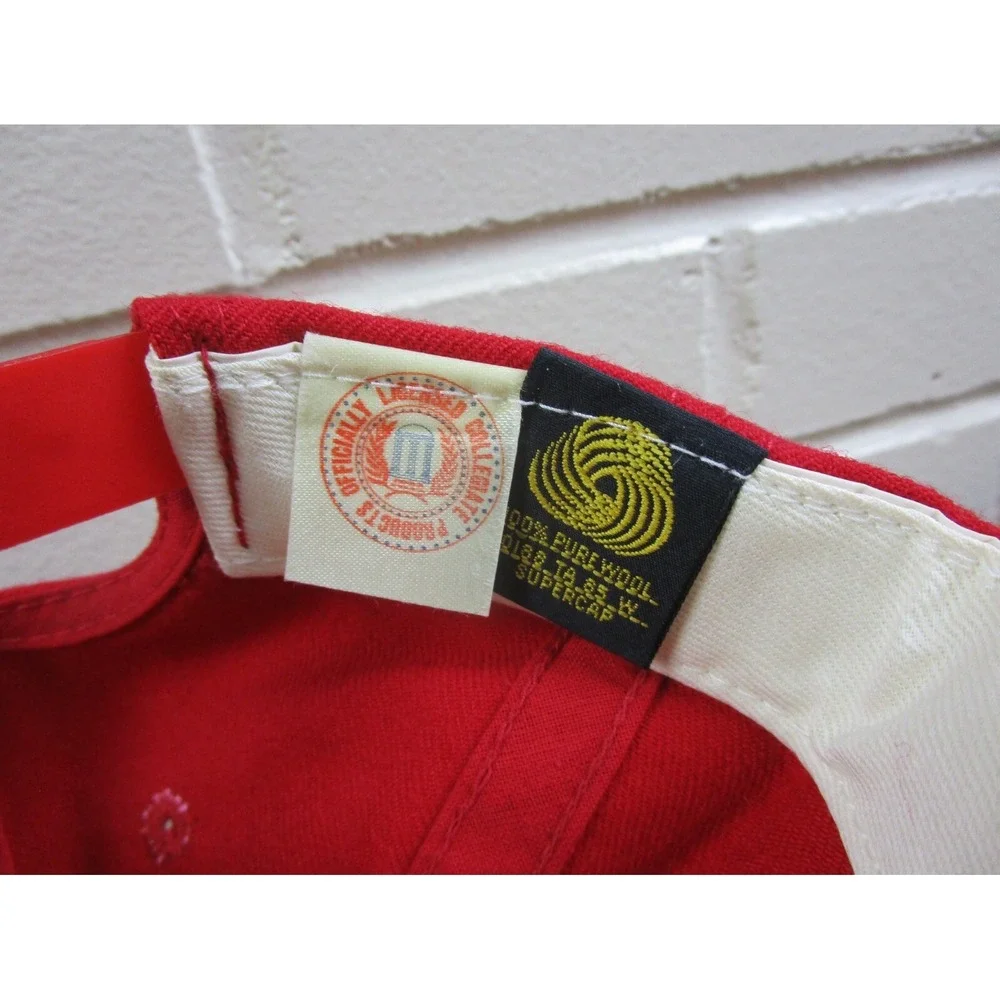 VTG Ohio State Buckeyes Red Snap Back Hat Twins Enterprise Collegiate University